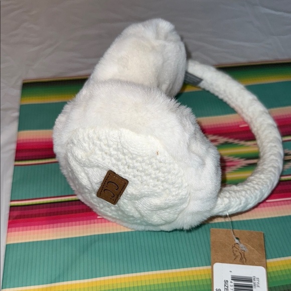 Accessories - CC White Fuzzy Earmuffs